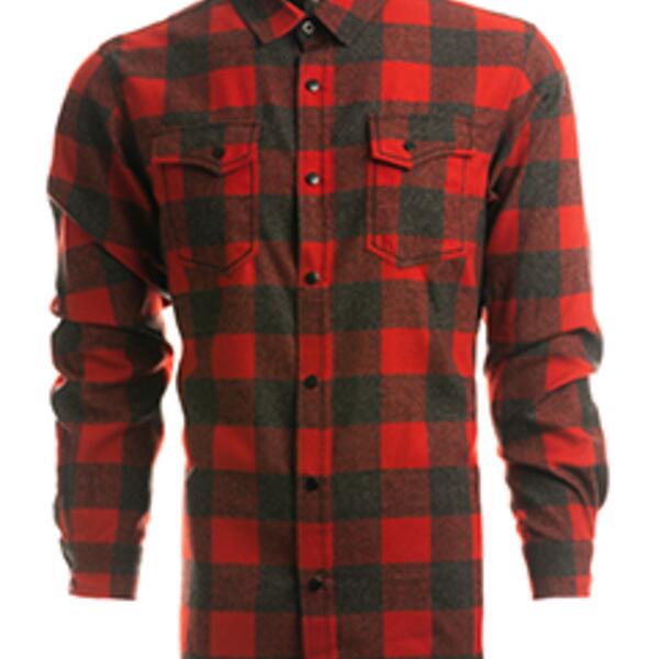 Men's Snap-Front Flannel Shirt Thumbnail