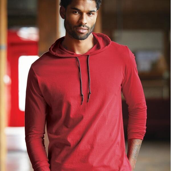 Gildan Unisex Softstyle® Lightweight Hooded Long Sleeve T-Shirt 987 Unisex Softstyle® Lightweight Hooded Long Sleeve T-Shirt Thumbnail
