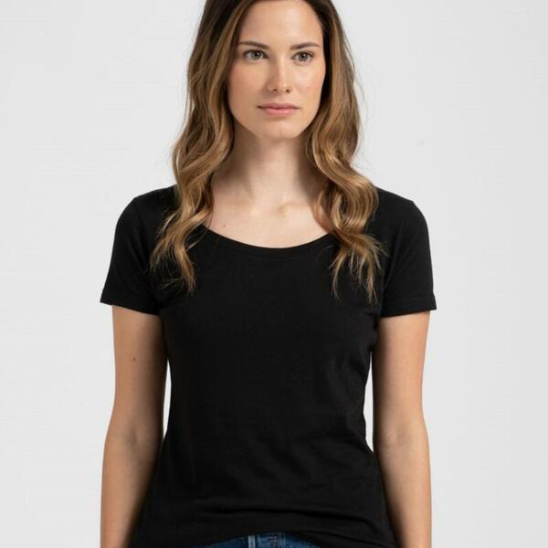 Tultex Women's Poly-Rich Scoop Neck T-Shirt 243 Women's Poly-Rich Scoop Neck T-Shirt Thumbnail