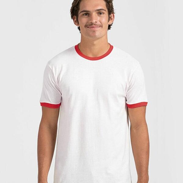 Tultex Unisex Fine Jersey Ringer T-Shirt 246 Unisex Fine Jersey Ringer T-Shirt Thumbnail
