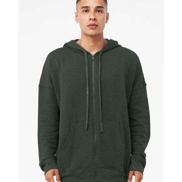 Unisex Sponge Fleece DTM Full-Zip Hooded Sweatshirt Thumbnail