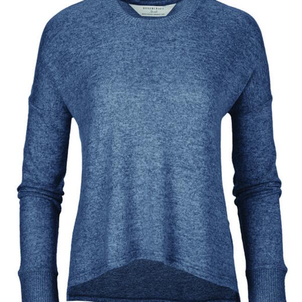 Ladies' Cuddle Soft Boxy Crewneck Sweatshirt Thumbnail