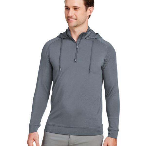 Unisex Vandyke Quarter-Zip Hooded Sweatshirt Thumbnail