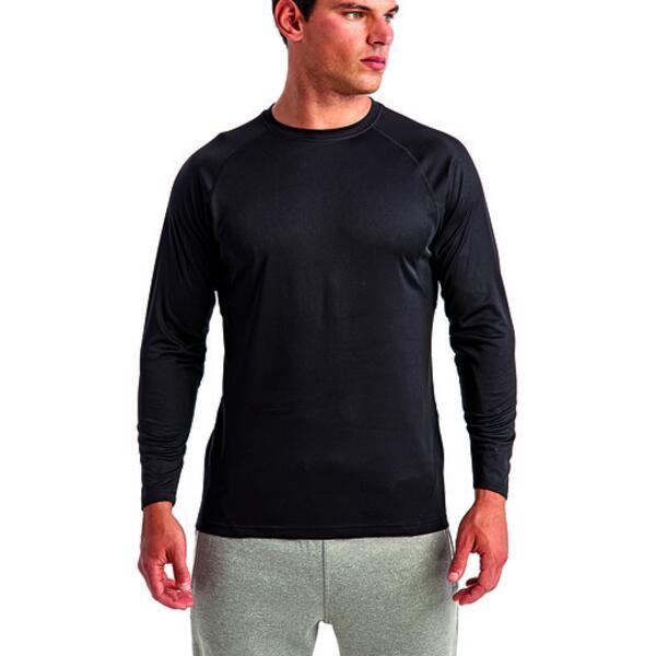 Unisex Panelled Long-Sleeve Tech T-Shirt Thumbnail