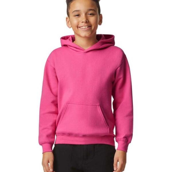 Youth Softstyle Midweight Fleece Hooded Sweatshirt Thumbnail