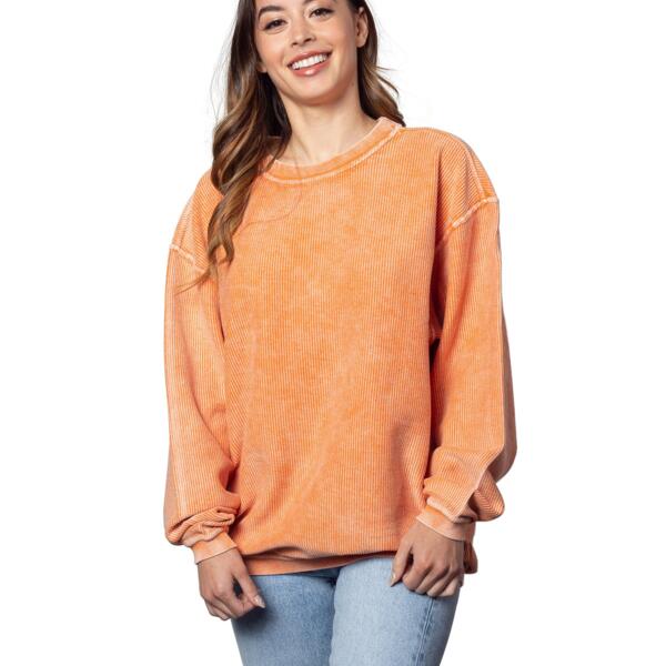 Ladies' Corded Crew Sweatshirt Thumbnail