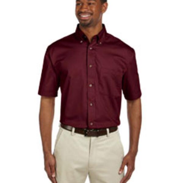 Men's Easy Blend™ Short-Sleeve Twill Shirt with Stain-Release Thumbnail