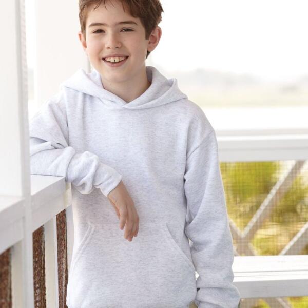 Hanes Youth EcoSmart® Hooded Sweatshirt P473 Youth EcoSmart® Hooded Sweatshirt Thumbnail