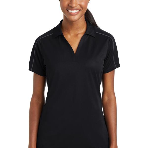 Women's Micropique Sport Wick ® Piped Polo Thumbnail