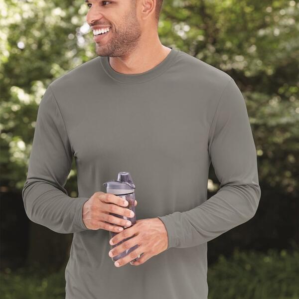 Hanes Unisex Cool DRI® Long Sleeve Performance T-Shirt 482L Unisex Cool DRI® Long Sleeve Performance T-Shirt Thumbnail