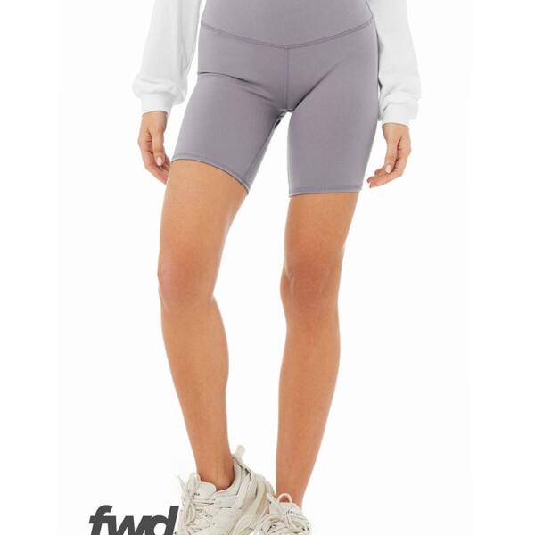 Bella + Canvas Women's FWD Fashion High Waist Biker Shorts 0814 Women's FWD Fashion High Waist Biker Shorts Thumbnail