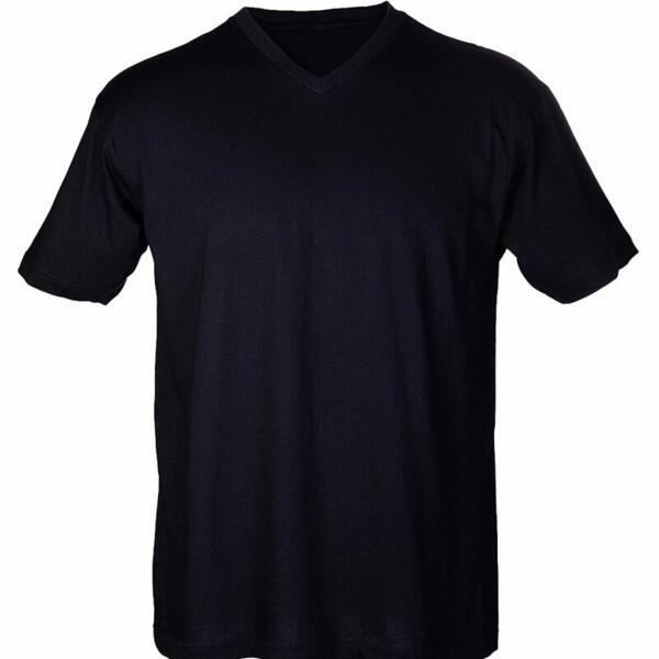 Men's Fine Jersey V-Neck T-Shirt Thumbnail