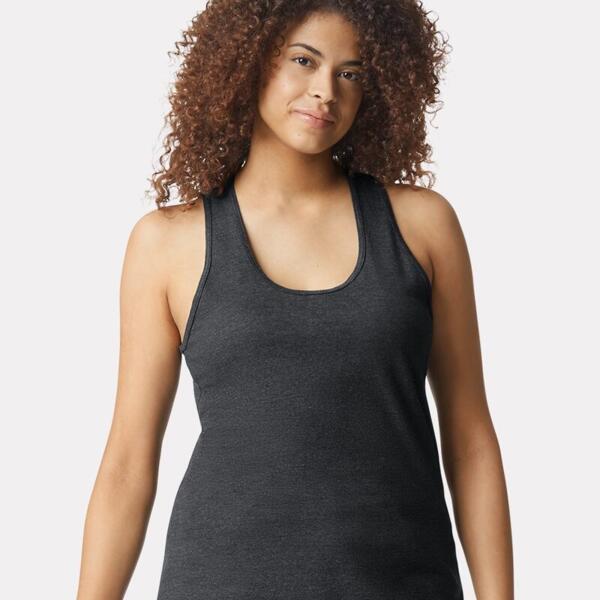 Gildan Women's Softstyle® CVC Racerback Tank Top 64220LCVC Women's Softstyle® CVC Racerback Tank Top Thumbnail