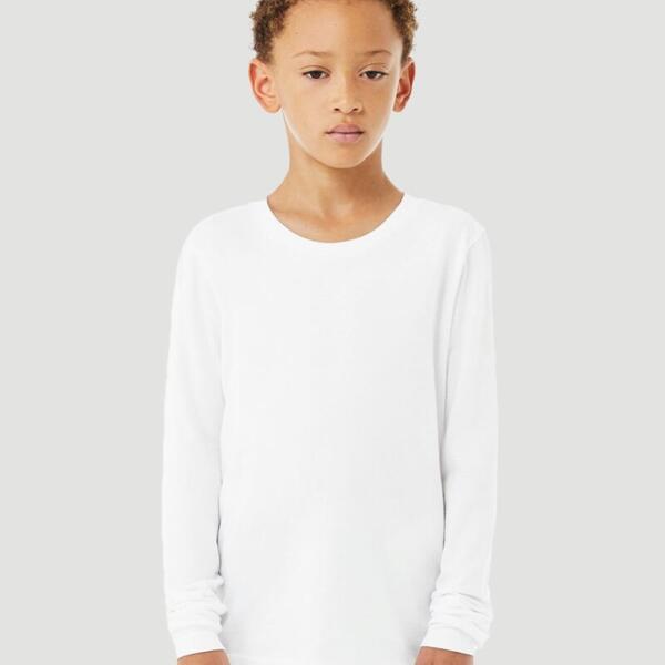 Bella + Canvas Youth Heather CVC Long Sleeve Tee 3501YCVC Youth Heather CVC Long Sleeve Tee Thumbnail