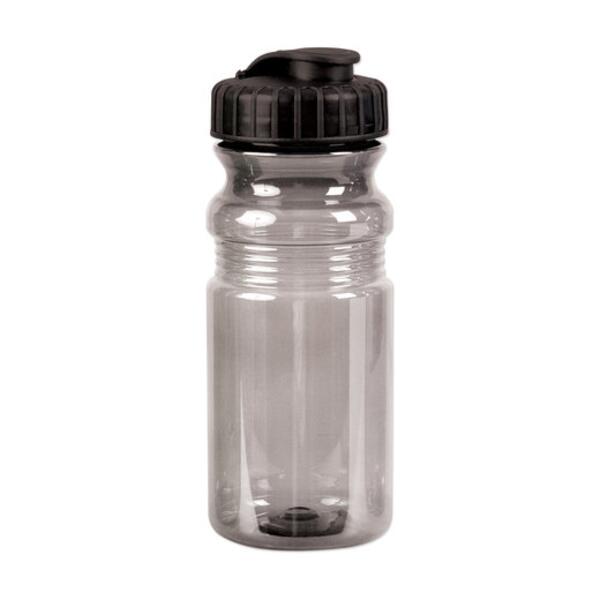 USA Made 20oz Translucent Sport Water Bottle With Snap Cap Thumbnail