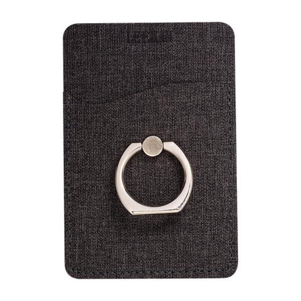 RFID Phone Pocket With Metal Ring Phone Stand Thumbnail