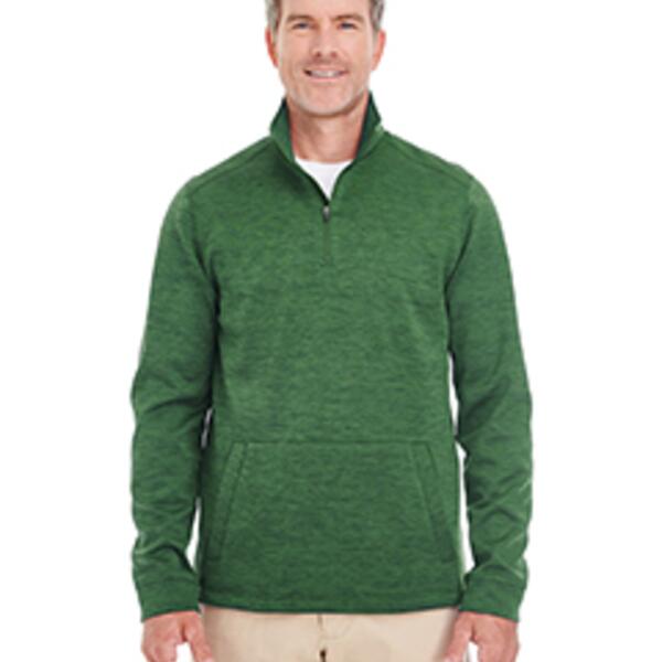 Men's Newbury Mélange Fleece Quarter-Zip Thumbnail