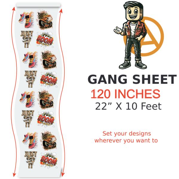 Create - DTF Gang Sheet - 22 " x 120 " DTF20120 Create - DTF Gang Sheet - 22 " x 120 " Thumbnail